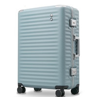  愛可樂 ECHOLAC   双杆飞机轮拉杆箱旅行箱托运箱 PC183E 蓝色 24英寸