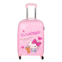 日本hellokitty儿童拉杆箱女16英寸行李箱万向轮登机箱可爱卡通学生密码小孩旅行箱