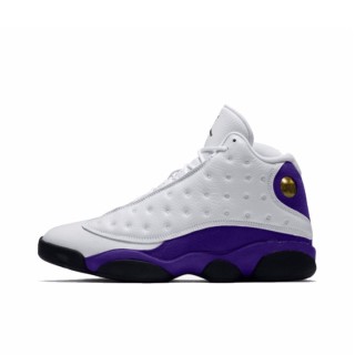 NIKE 耐克 Air Jordan 13 篮球鞋 414571-105 白紫湖人 38.5