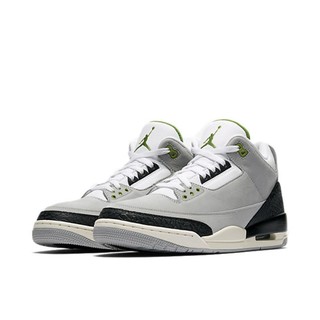 Jordan Brand Air Jordan 3 儿童休闲运动鞋136064-006叶绿素 44.5