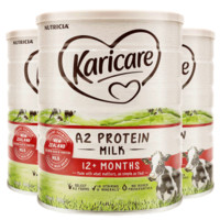 karicare 可瑞康 a2-β酪蛋白奶粉婴幼儿牛奶粉 900g 3段 3罐装