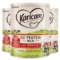 karicare 可瑞康 a2-β酪蛋白奶粉婴幼儿牛奶粉 900g 3段 3罐装