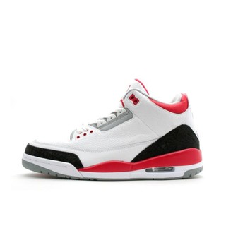 Jordan Brand Air Jordan 3 儿童休闲运动鞋 火焰红(2013) 45