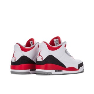 Jordan Brand Air Jordan 3 儿童休闲运动鞋 火焰红(2013) 45