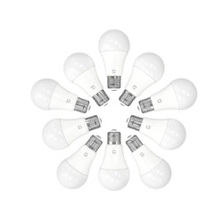 小米米家智能LED灯泡E27螺口led智能家用室内节能商用大功率光源超亮10只装 *10件