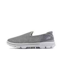 SKECHERS 斯凯奇 Skechers  Go Walk 3 运动板鞋 灰色/白色 42.5