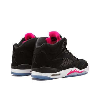 NIKE 耐克 Air Jordan 5 篮球鞋 黑粉色 38