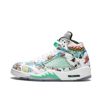 NIKE 耐克 Air Jordan 5 篮球鞋 涂鸦 44