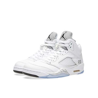 NIKE 耐克 Air Jordan 5 篮球鞋 白银 47.5