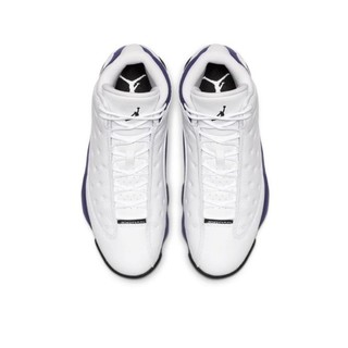 NIKE 耐克 Air Jordan 13 篮球鞋 414571-105 白紫湖人 38.5