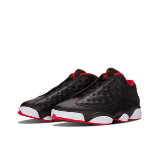 NIKE 耐克 Air Jordan 13 篮球鞋 黑红Low 42.5