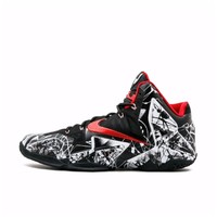 NIKE 耐克 Nike LeBron 11 篮球鞋 黑白涂鸦 40