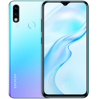 朵唯（ DOOV ）D1 6GB+64GB 双面玻璃 6.3全面水滴屏 微信QQ八开人脸识别指纹解锁 全网通4G 天空之镜