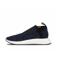 adidas Originals NMD City Sock 2 中性跑鞋 CQ2038 深蓝/橙色 38