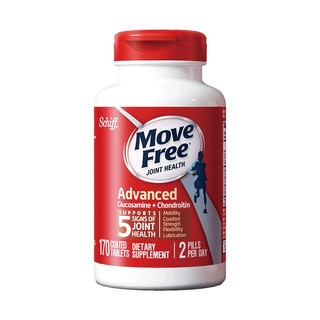 Schiff 旭福 Move Free 氨糖软骨素钙片 170粒 红瓶