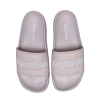 Reebok 锐步 Reebok Classic Slide 运动板鞋 嫩粉白/字母 44.5