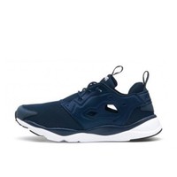 Reebok 锐步 Reebok FURYLITE SLIP-ON EMB休闲鞋 跑鞋 深蓝 36.5