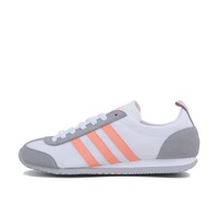 adidas NEO Vs Jog 女子休闲运动鞋 B74516 灰粉 38.5