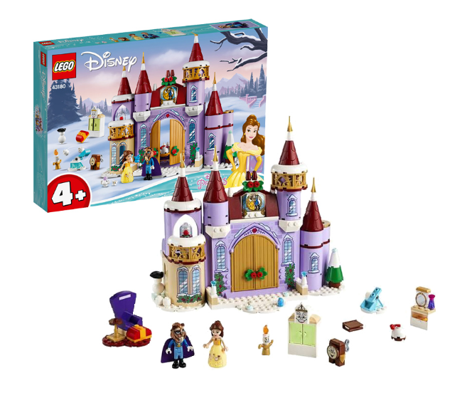 lego乐高迪士尼公主系列43180贝儿的冬季城堡庆典