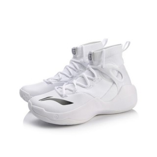 LI-NING 李宁 音速6 篮球鞋 纯白ABAN027-1 41