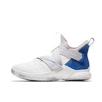 NIKE 耐克 Nike LeBron Soldier 12 篮球鞋 白蓝色 41