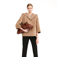 MaxMara WEEKEND Falco 女士新版型连帽夹克短款羊绒大衣