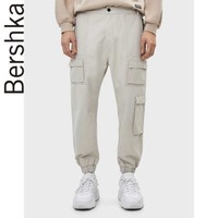 Bershka 00295222805 男士工装束腿裤