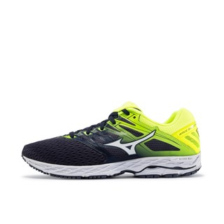 Mizuno 美津浓 Mizuno Wave Shadow 2 跑鞋 黑黄 43