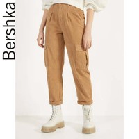 Bershka 巴适卡 00062777742 女士灯芯绒裤子