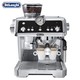 德龙（Delonghi）咖啡机 半自动 感应研磨 智能压粉 19巴泵压萃取 实时控温 手动卡布奇诺奶泡系统 EC9335.M