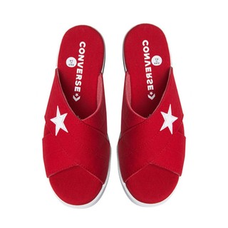 CONVERSE 匡威 Converse One Star Slide 拖鞋565528C 红色 36