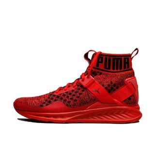 PUMA 彪马 Puma Ignite evoKNIT 运动板鞋 火焰红/黑 43