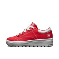 SKECHERS 斯凯奇 Street Cleat 女子运动帆布鞋 74100/RED 红色 37