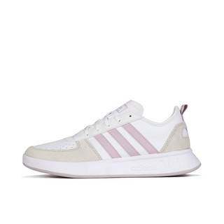 adidas 阿迪达斯 Court80s 女子网球鞋 EE9832 白紫粉 37