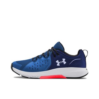 UNDER ARMOUR 安德玛 Under Armour Charged Commit 2 训练鞋 蓝色/粉色 44