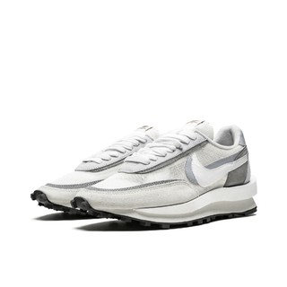 NIKE 耐克 Nike LDV Waffle 跑鞋 Sacai联名/灰白网眼 40.5