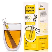 英国欧乐集（Sticksology）柠檬红茶 进口茶叶冲调饮品 袋泡茶包盒装1*15包 37.5g *5件