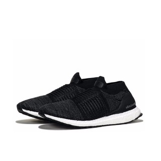 adidas 阿迪达斯 adidas Ultra Boost Laceless 跑鞋 黑白色 38.5