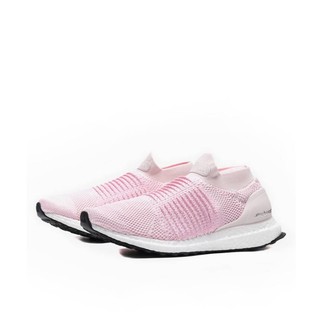 adidas 阿迪达斯 adidas Ultra Boost Laceless 跑鞋 粉色+浅粉 36