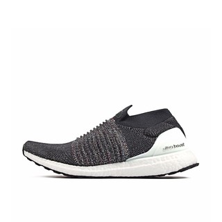 adidas 阿迪达斯 adidas Ultra Boost Laceless 跑鞋 黑青色 40.5