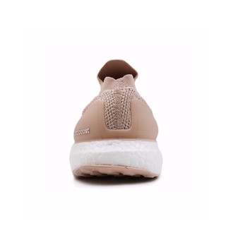 adidas 阿迪达斯 adidas Ultra Boost Laceless 跑鞋 白粉色 36