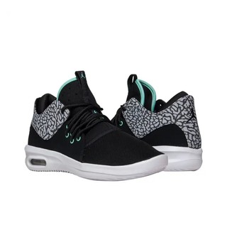 NIKE 耐克 Air Jordan First Class 跑鞋 黑绿/爆裂纹 42.5