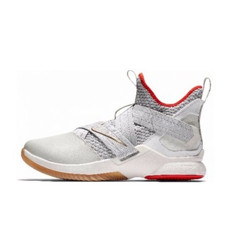 NIKE 耐克 Nike LeBron Soldier 12 篮球鞋 AO2609-002 奶白红 40.5