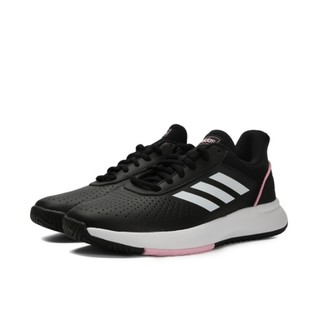 adidas 阿迪达斯 adidas Courtsmash 网球鞋 黑粉 36