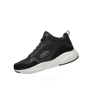 SKECHERS 斯凯奇 Skechers Meridian 13009 运动板鞋 黑白/加厚 36