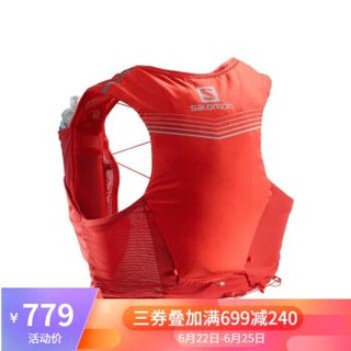 萨洛蒙（Salomon）男女款舒适透气饮水系统越野背包 ADV SKIN 5 SET 红色 C13071 S