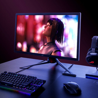 ROG 玩家国度 XG27UQ 27英寸 IPS G-sync 显示器 (3840×2160、144Hz、125%sRGB、HDR400）