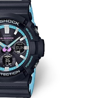 CASIO 卡西欧 G-SHOCK 王者之蓝 GAW-100PC-1A 男士运动腕表