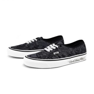 VANS 范斯 Authentic系列 44 DX DX VANS x NBHD x Mr. Cartoon三方联名 中性帆布鞋 黑色 44