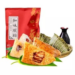 知味观 美味早餐粽 3口味 10只粽 1000g *10件